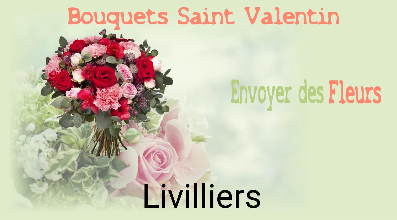 Roses de Saint-Valentin livrées à Livilliers